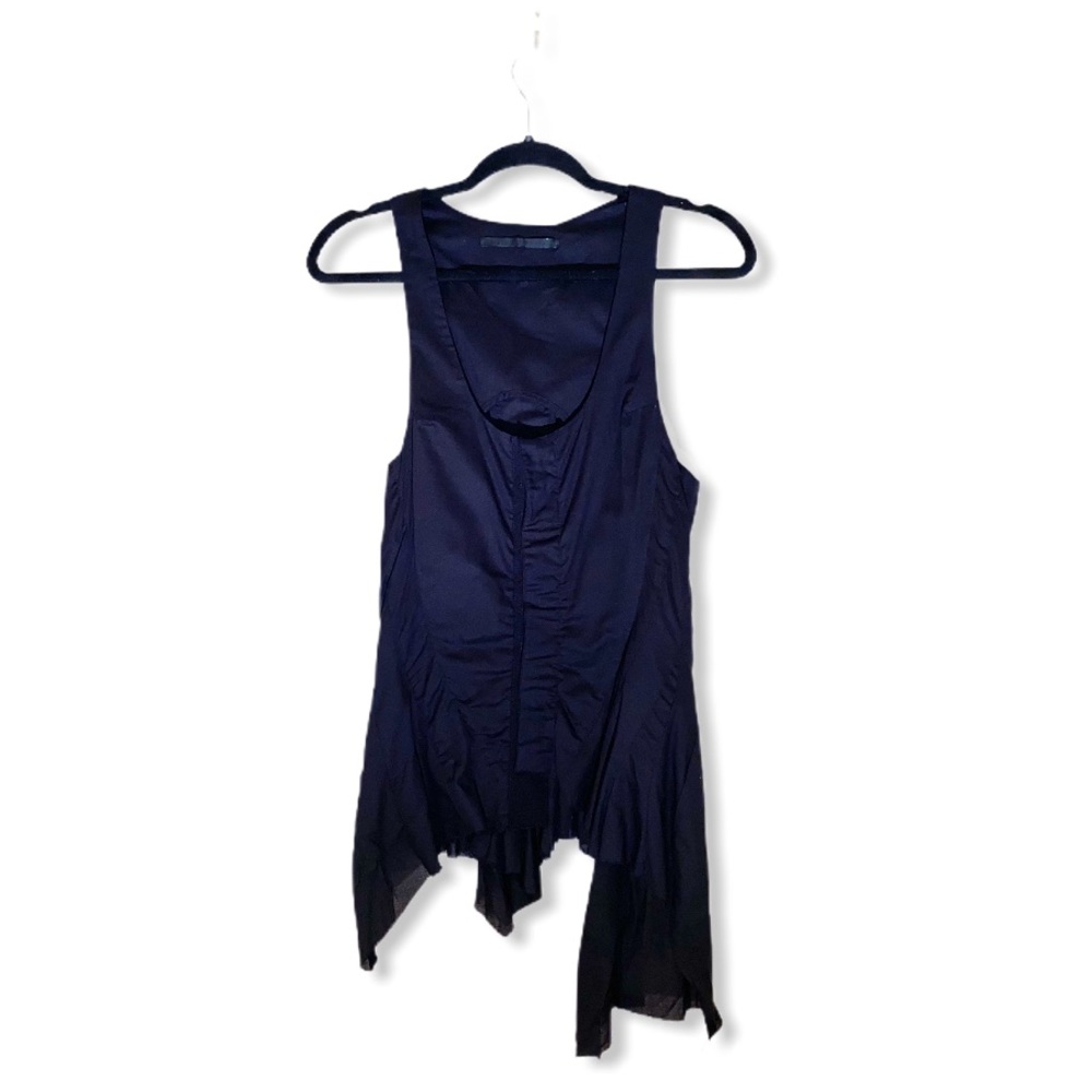 HAIDER ACKERMANN black deconstructed tank
